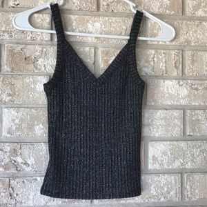 XS, AEO black tank top